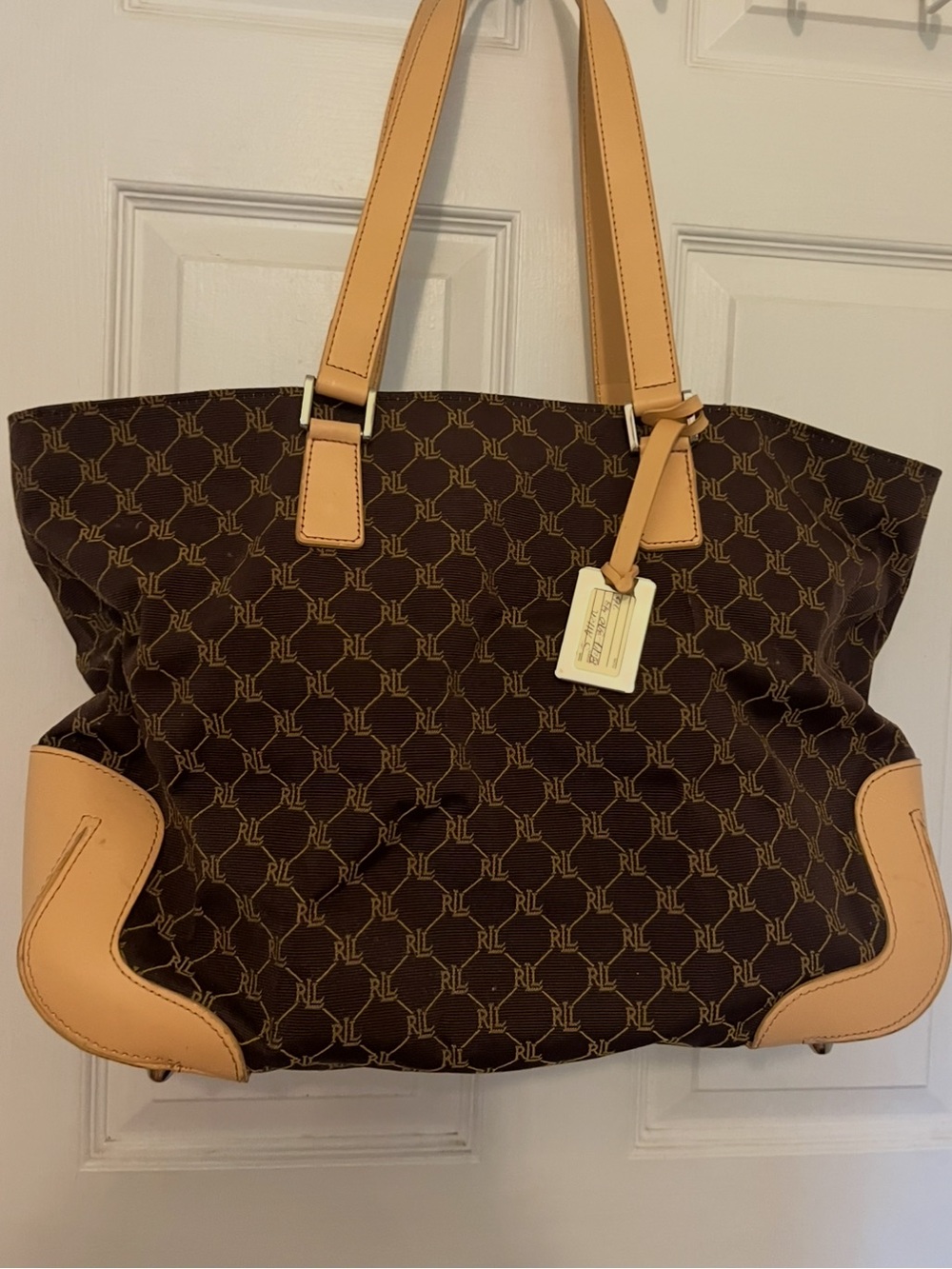Signature  Monogram Cary on Duffel Bag